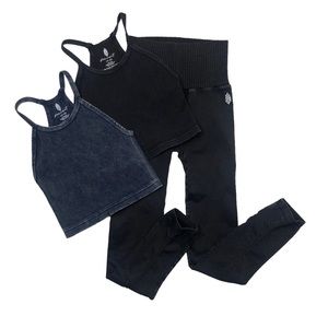 NWOT Free People Happiness Runs & Good Karma Set XS/S